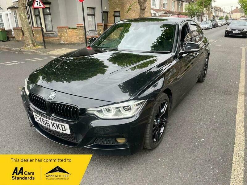 BMW 3 Series 2.0 320D M Sport CV66KKD Black #3