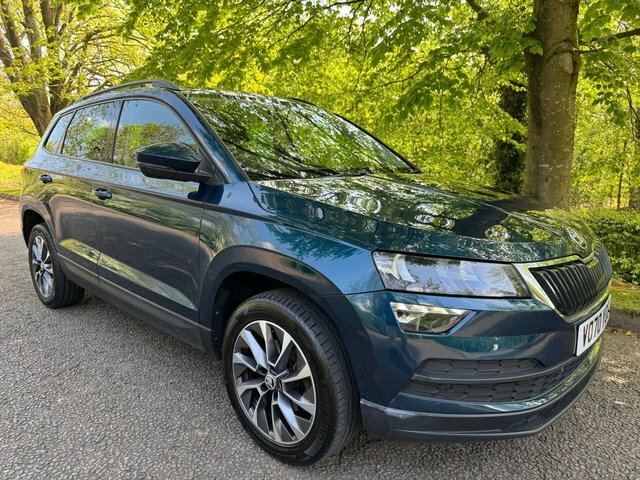Skoda Karoq 1.5 Tsi Act Se Drive Suv Dsg Euro 6 S VO70YGG Blue #2