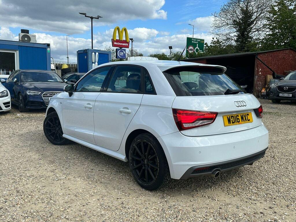 Audi A1 Hatchback 1.6 Tdi S Line Sportback Euro 6 Ss WD16MXC White #4