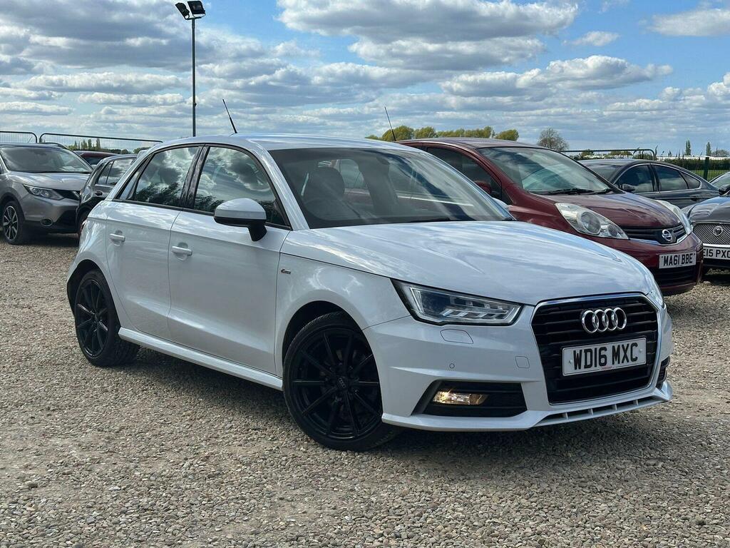 Audi A1 Hatchback 1.6 Tdi S Line Sportback Euro 6 Ss White