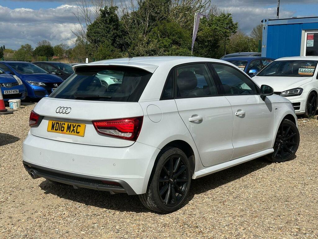 Audi A1 Hatchback 1.6 Tdi S Line Sportback Euro 6 Ss WD16MXC White #3