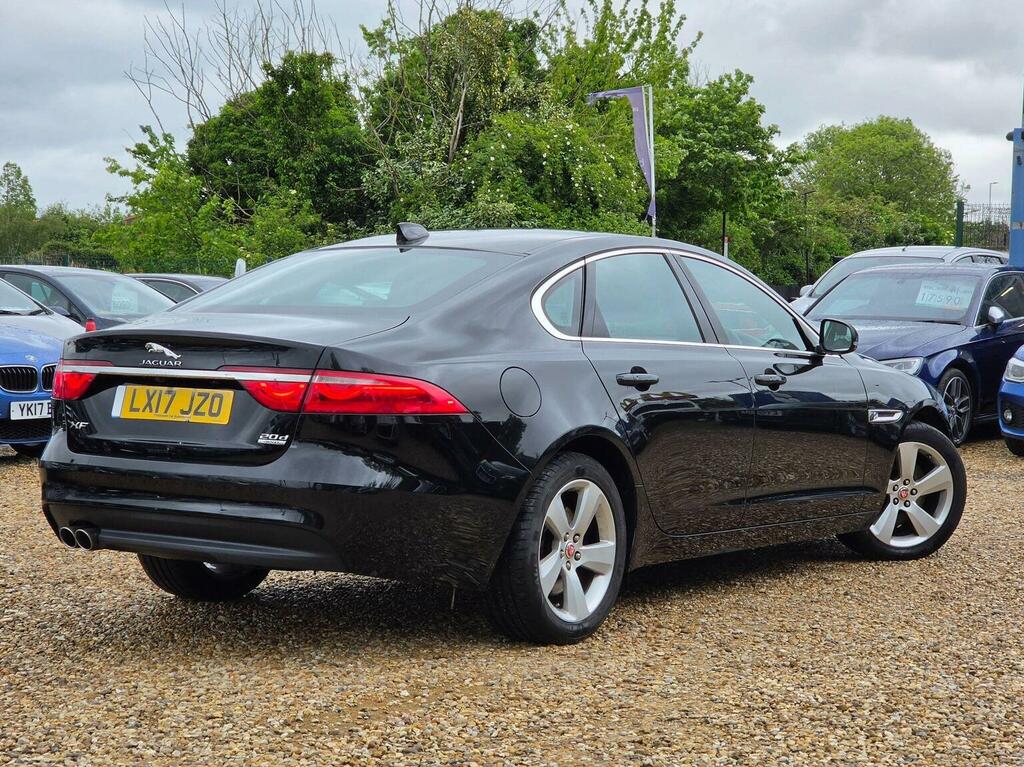 Jaguar XF Saloon 2.0D Portfolio Awd Euro 6 Ss 2 LX17JZO Black #3