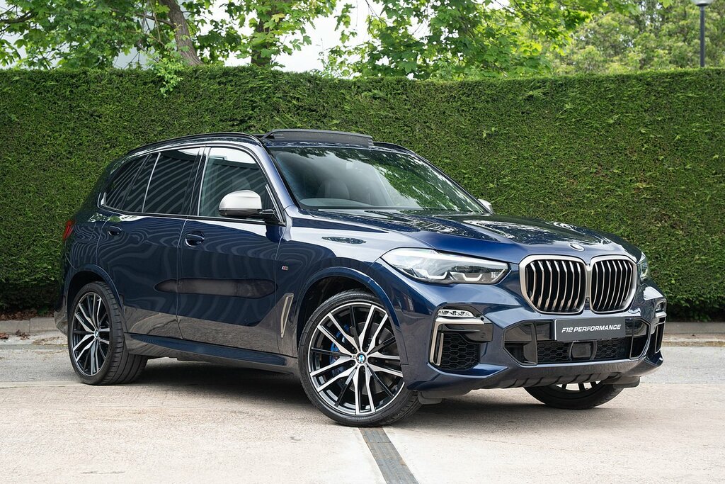 BMW X5 M50d Blue #4