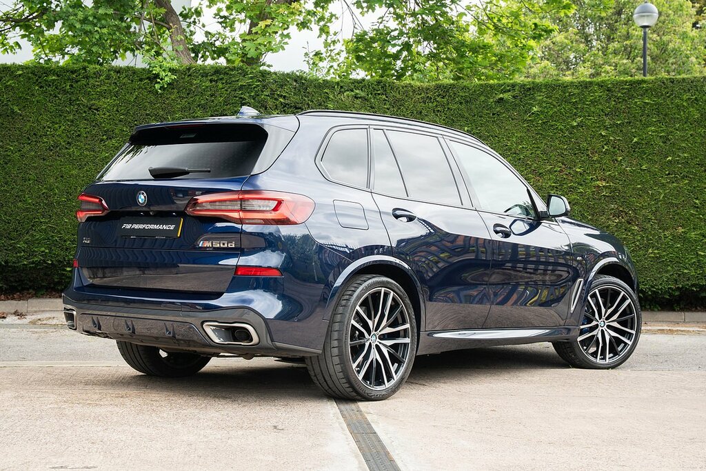BMW X5 M50d Blue #6