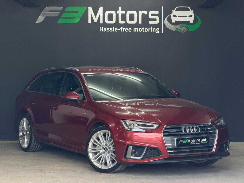 Audi A4 Avant Estate 2.0 Tdi 40 S Line S Tronic Quattro Euro 6 Red