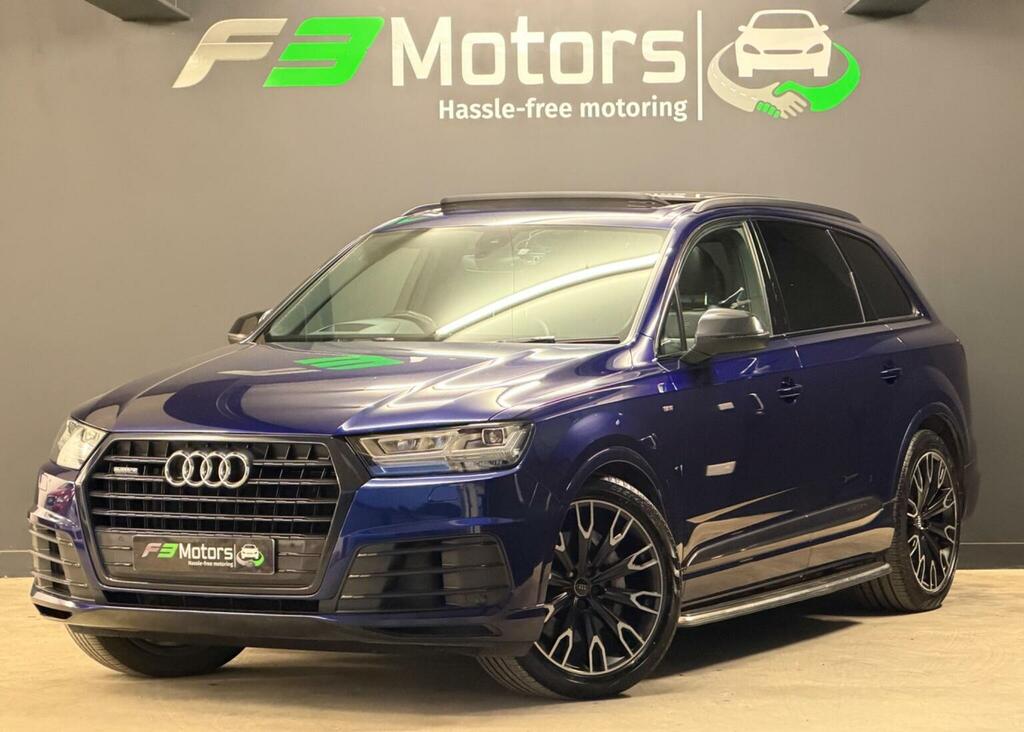 Audi Q7 Suv 3.0 Tdi V6 50 Black Edition Tiptronic Quattro NJ19FLM Blue #3