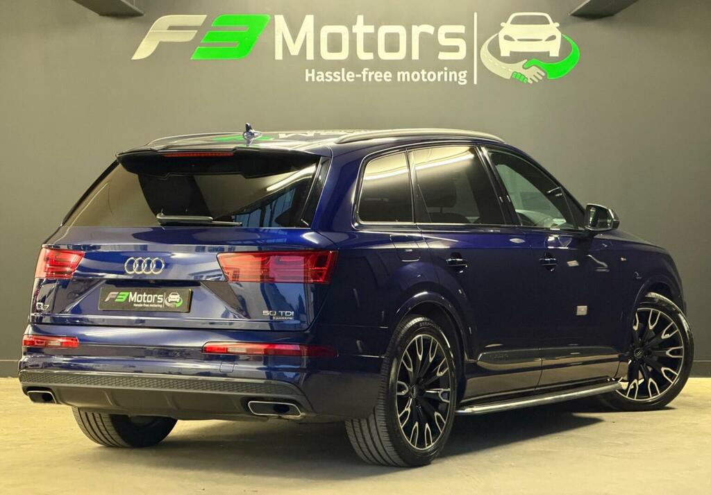 Audi Q7 Suv 3.0 Tdi V6 50 Black Edition Tiptronic Quattro NJ19FLM Blue #6
