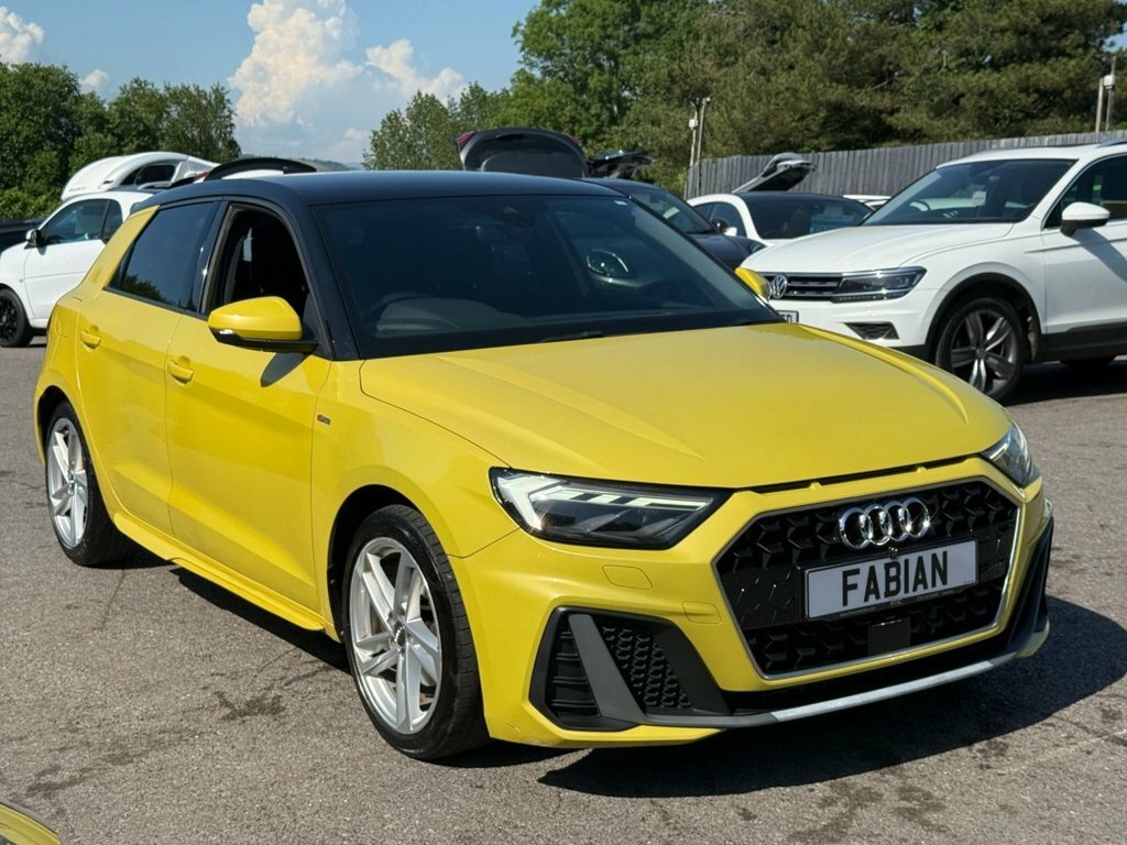 Audi A1 1L S Line CU19ULM Yellow #4