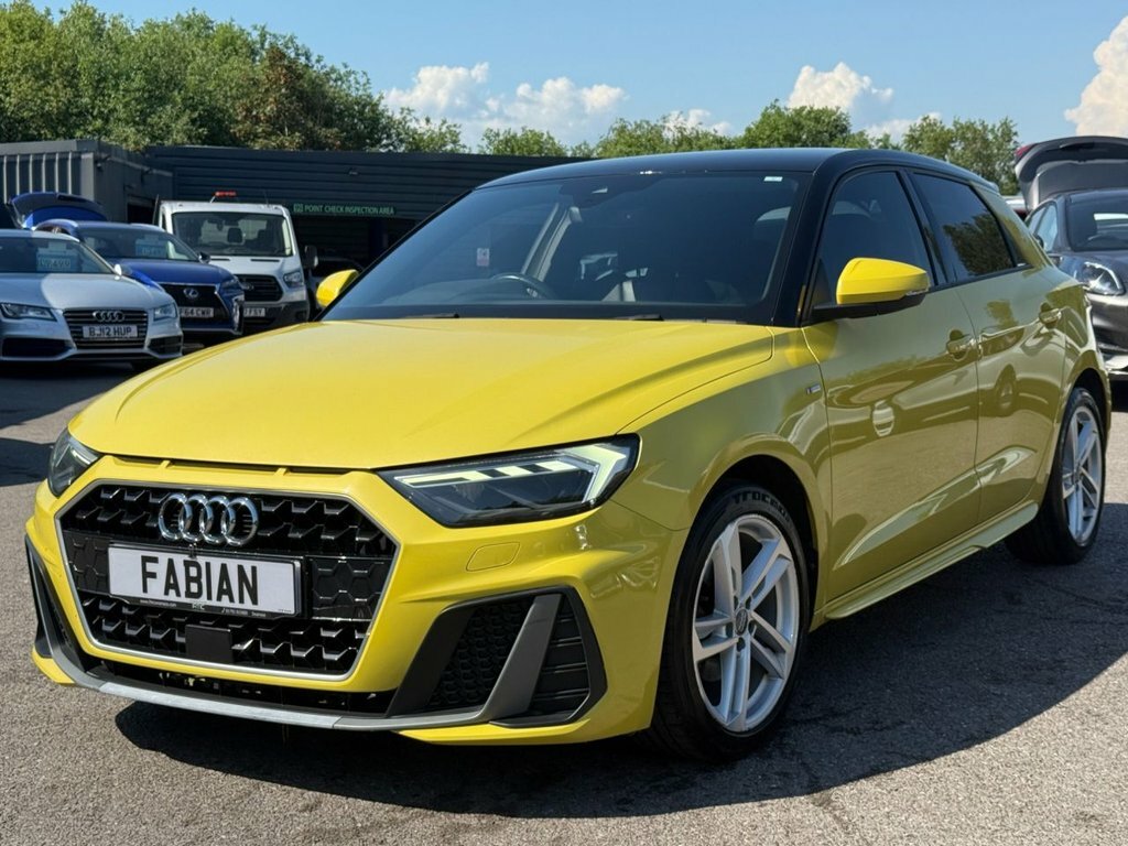 Audi A1 1L S Line CU19ULM Yellow #2