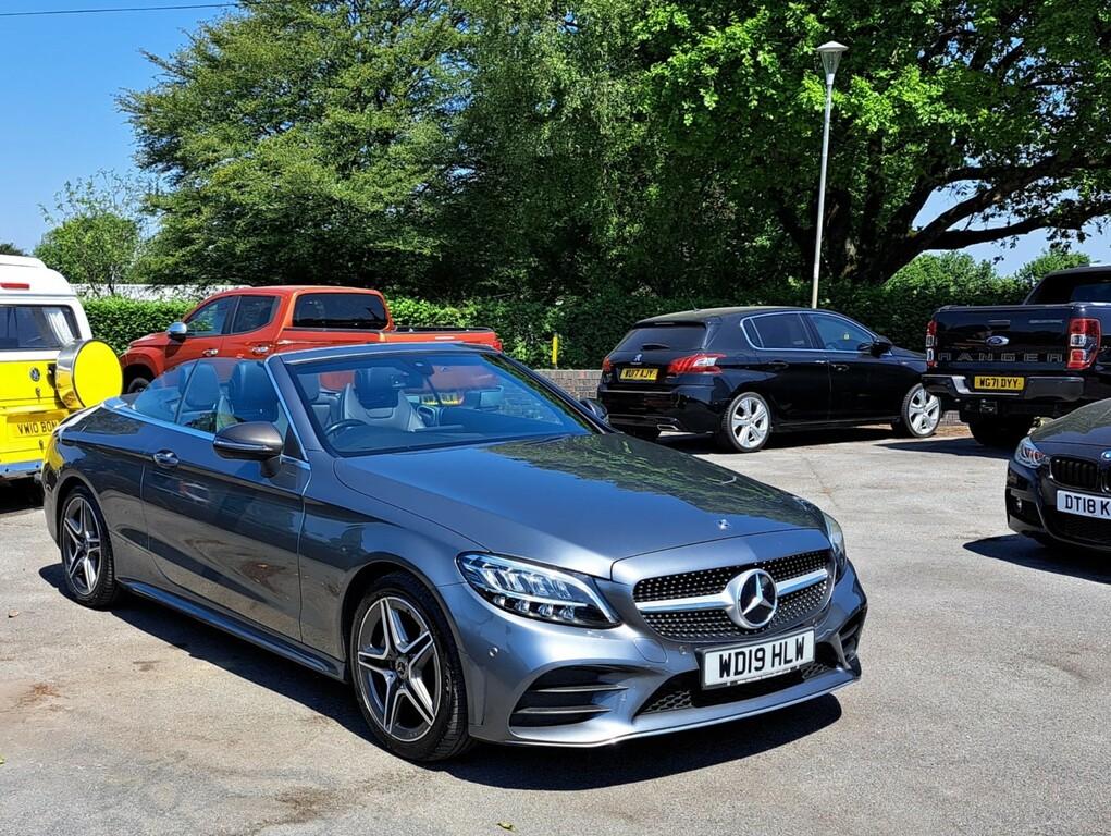 Mercedes-Benz C Class Convertible 2.0 C220d Amg Line 2019 Grey