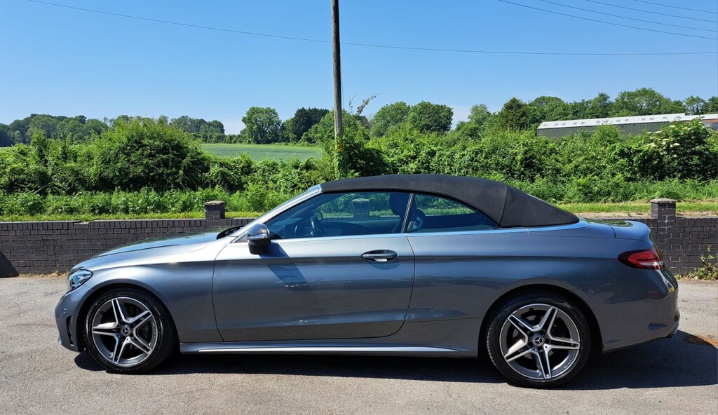 Mercedes-Benz C Class Convertible 2.0 C220d Amg Line 2019 Grey #2