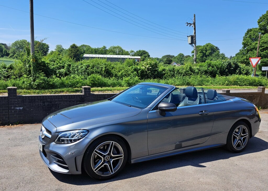 Mercedes-Benz C Class Convertible 2.0 C220d Amg Line 2019 Grey #3