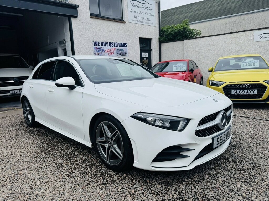 Mercedes-Benz A Class 1.3 A200 Amg Line SE19OLM White #2