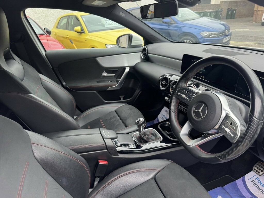 Mercedes-Benz A Class 1.3 A200 Amg Line SE19OLM White #5