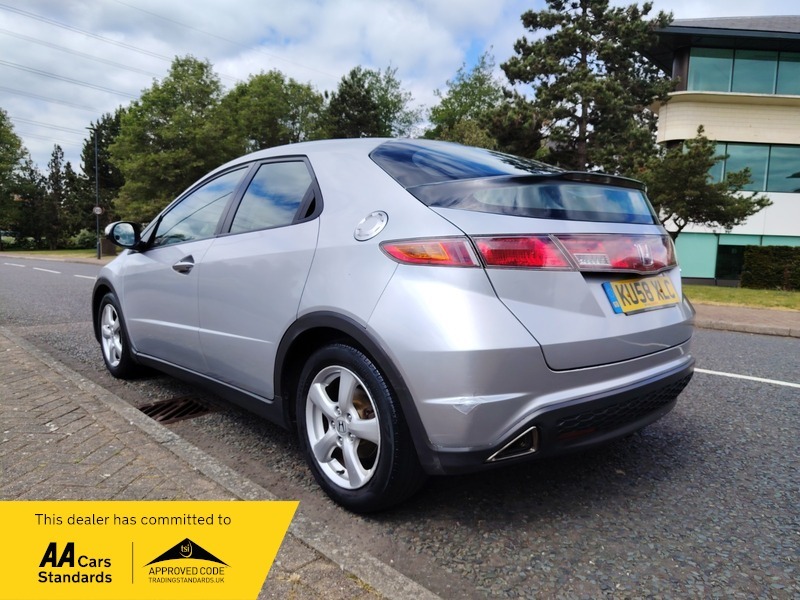 Honda Civic 1.8 I-vtec Se Hatchback Silver #5