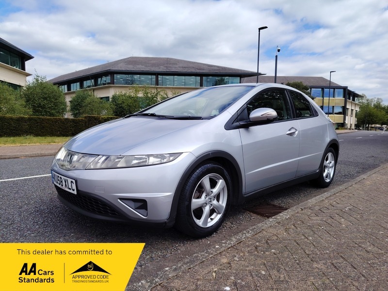 Honda Civic 1.8 I-vtec Se Hatchback Silver #3