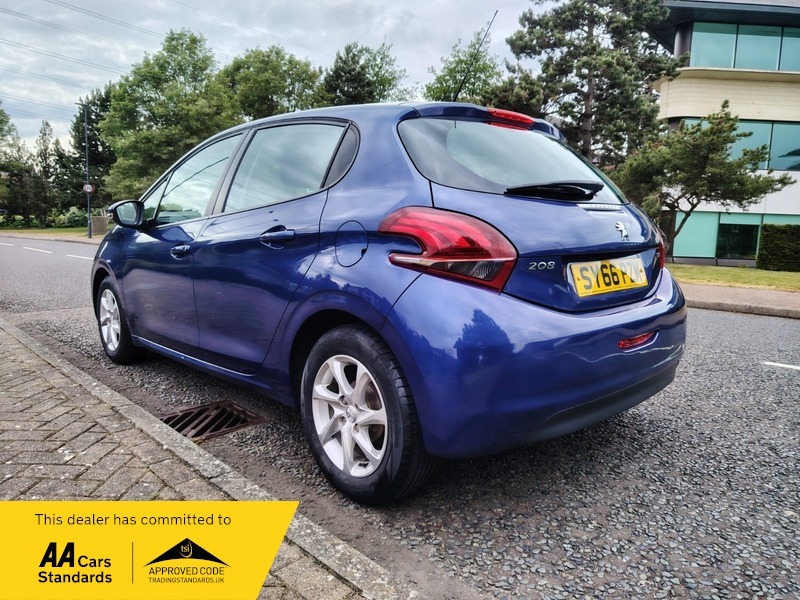 Peugeot 208 1.2 Puretech Active Hatchback SY66PZM Blue #5