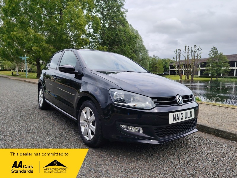 Volkswagen Polo 1.2 Match Hatchback Black