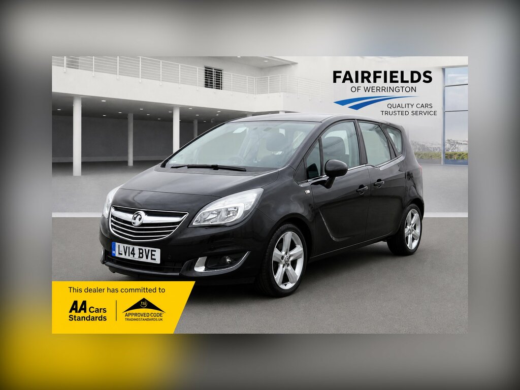 Vauxhall Meriva 1.4I Tech Line Mpv Euro 6 100 P Black