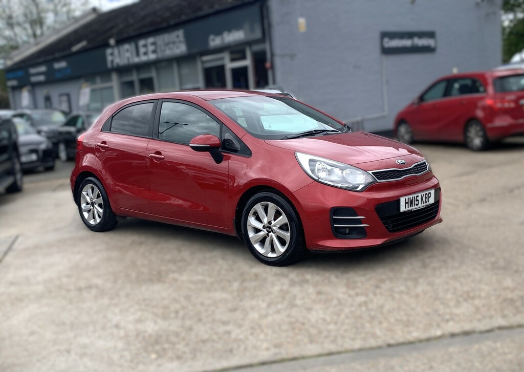 Kia RIO Hatchback 1.25 2 2015 Red