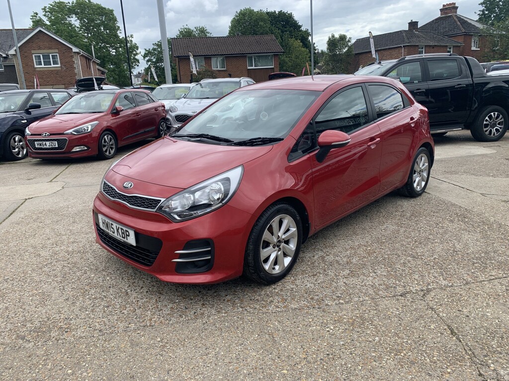 Kia RIO Hatchback 1.25 2 2015 HW15KBP Red #4