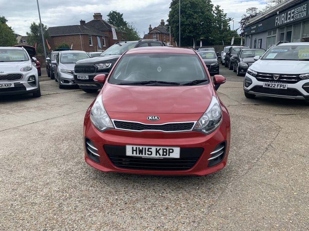 Kia RIO Hatchback 1.25 2 2015 HW15KBP Red #3