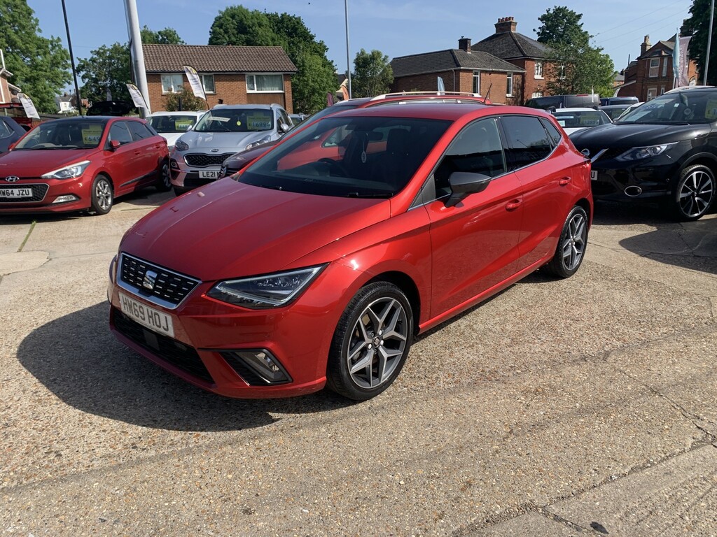 Seat Ibiza Hatchback 1.0 Tsi Xcellence Lux 2019 HW69HOJ Red #4