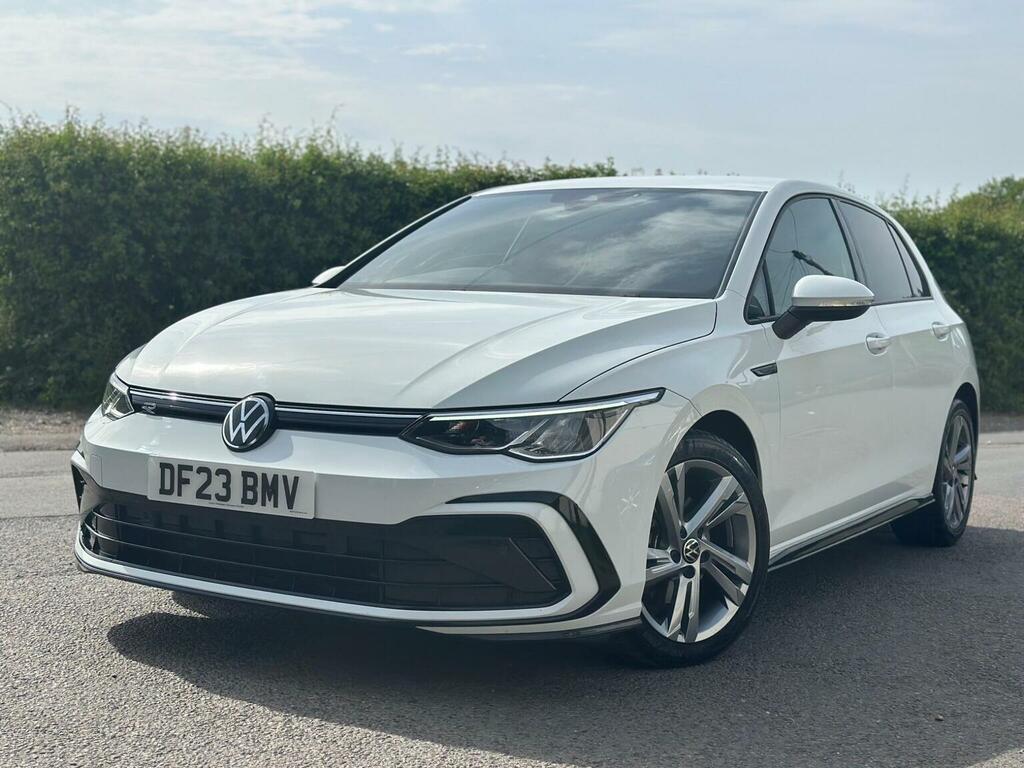 Volkswagen Golf Hatchback 2.0 Tdi R-line Dsg Euro 6 Ss 202 White
