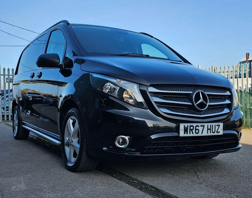 Mercedes-Benz Vito Combi Van 2.1 119 Cdi Bluetec Sport Crew Van G-tro WR67HUZ Black #5
