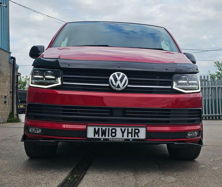 Volkswagen Transporter Combi Van 2.0 Tdi T30 Bluemotion Tech Edition Komb MW18YHR Red #2