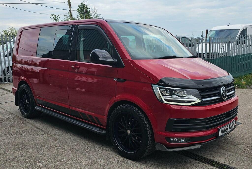 Volkswagen Transporter Combi Van 2.0 Tdi T30 Bluemotion Tech Edition Komb MW18YHR Red #5