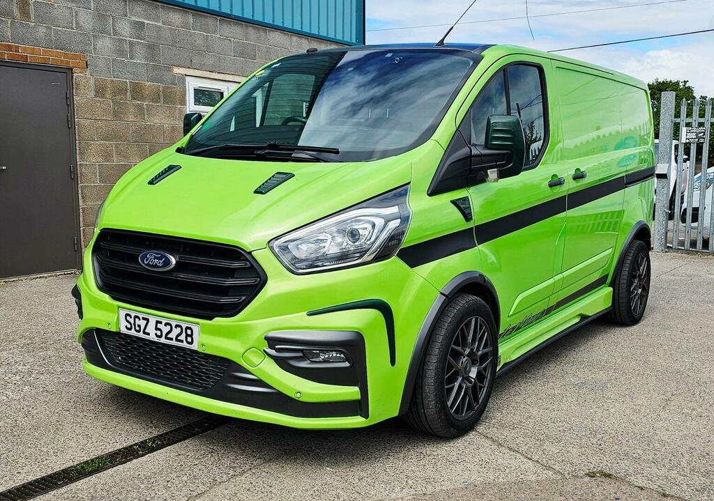 Ford Transit Custom Panel Van 170Bhp 280 Gt Carbon Le Mans Swb 2 Green #3