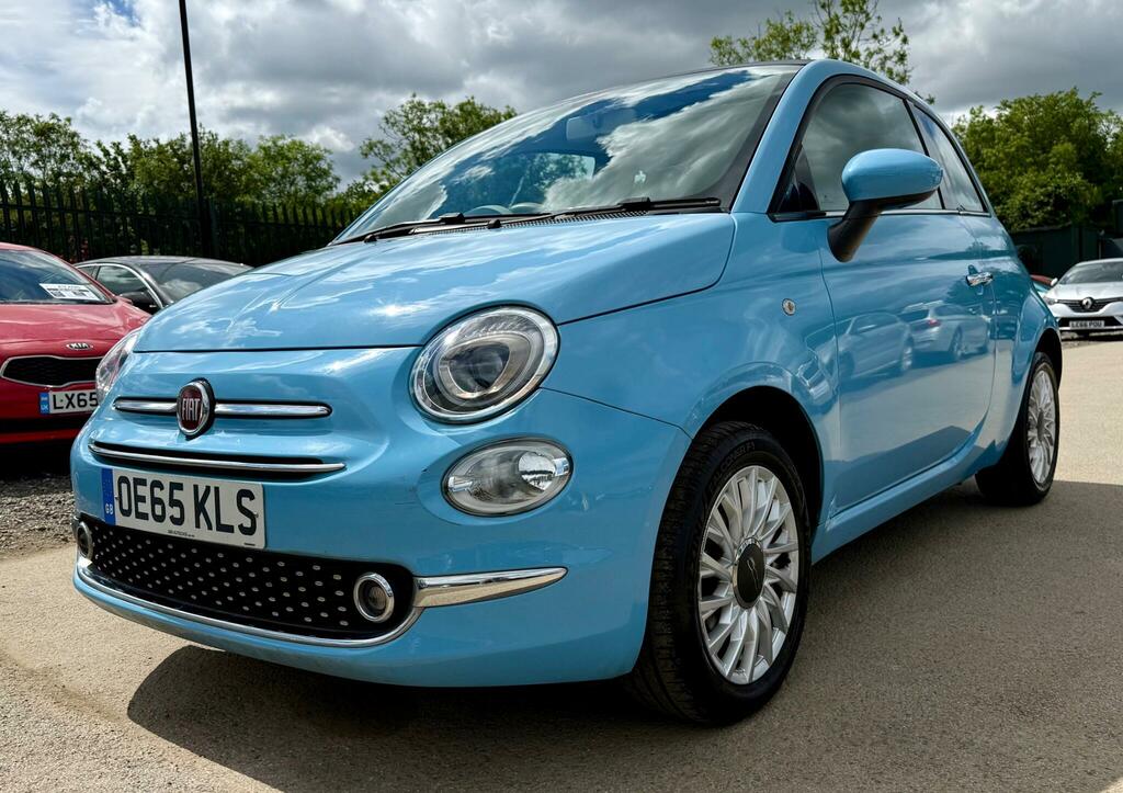 Fiat 500 1.2 Lounge Euro 6 Ss OE65KLS Blue #3