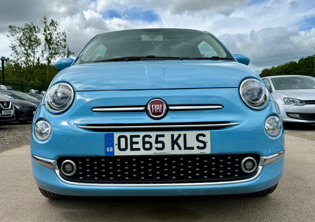 Fiat 500 1.2 Lounge Euro 6 Ss OE65KLS Blue #2