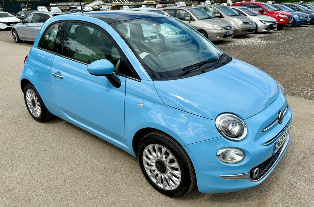 Fiat 500 1.2 Lounge Euro 6 Ss OE65KLS Blue #5