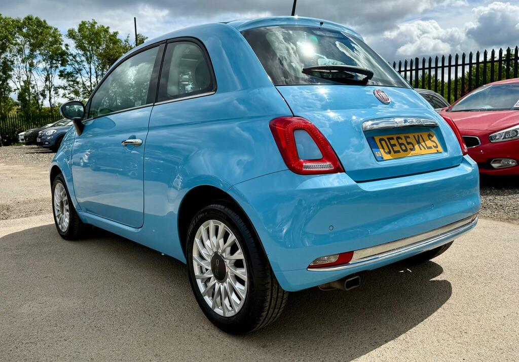 Fiat 500 1.2 Lounge Euro 6 Ss OE65KLS Blue #4