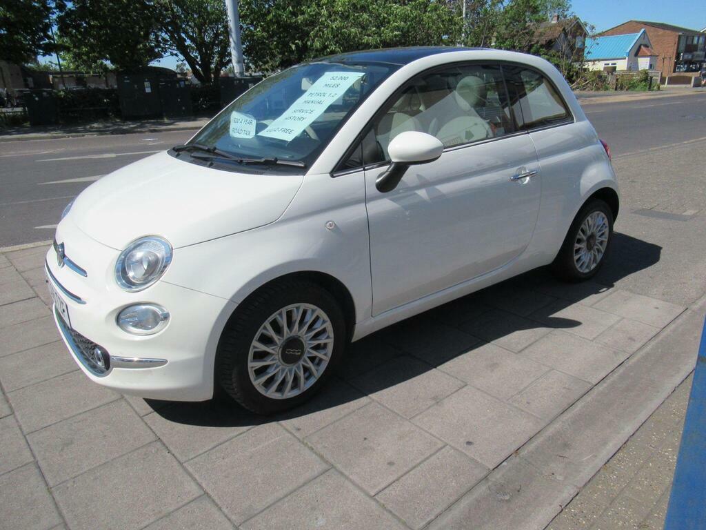 Fiat 500 1.2 Lounge Euro 6 S S PL66TZF White #2