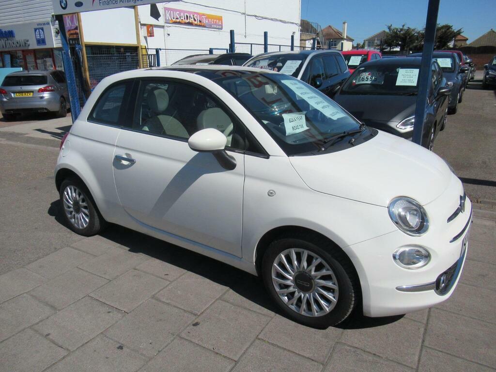 Fiat 500 1.2 Lounge Euro 6 S S White