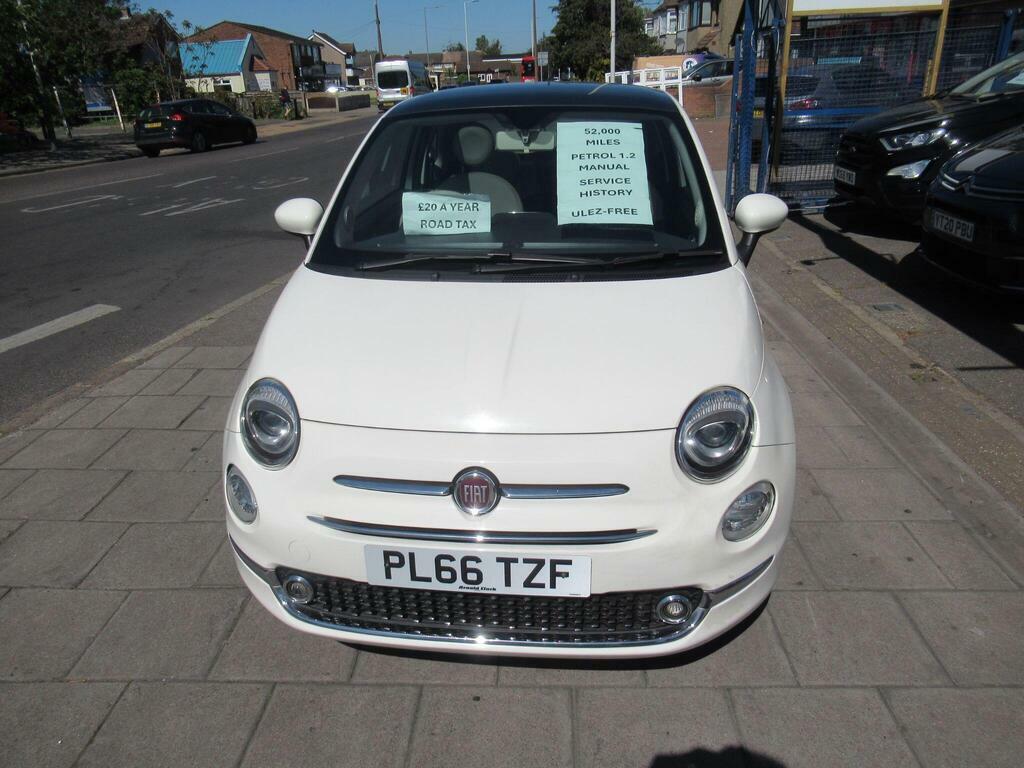 Fiat 500 1.2 Lounge Euro 6 S S PL66TZF White #4