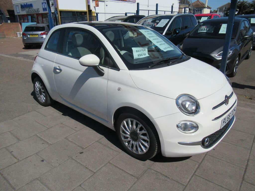 Fiat 500 1.2 Lounge Euro 6 S S PL66TZF White #3