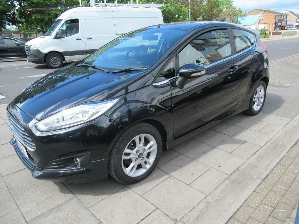 Ford Fiesta 1.0T Ecoboost Zetec Euro 6 S S BD65UZL Black #2