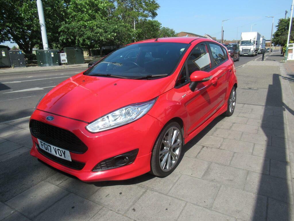 Ford Fiesta 1.0T Ecoboost St-line Euro 6 S S FG17VOY Red #4