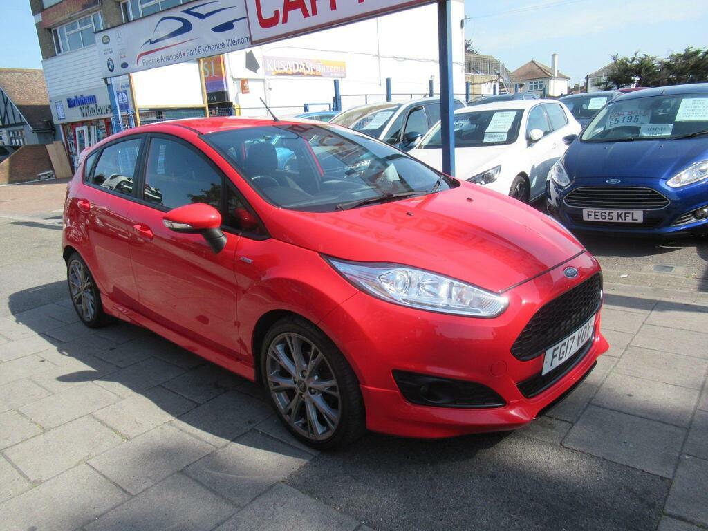 Ford Fiesta 1.0T Ecoboost St-line Euro 6 S S Red