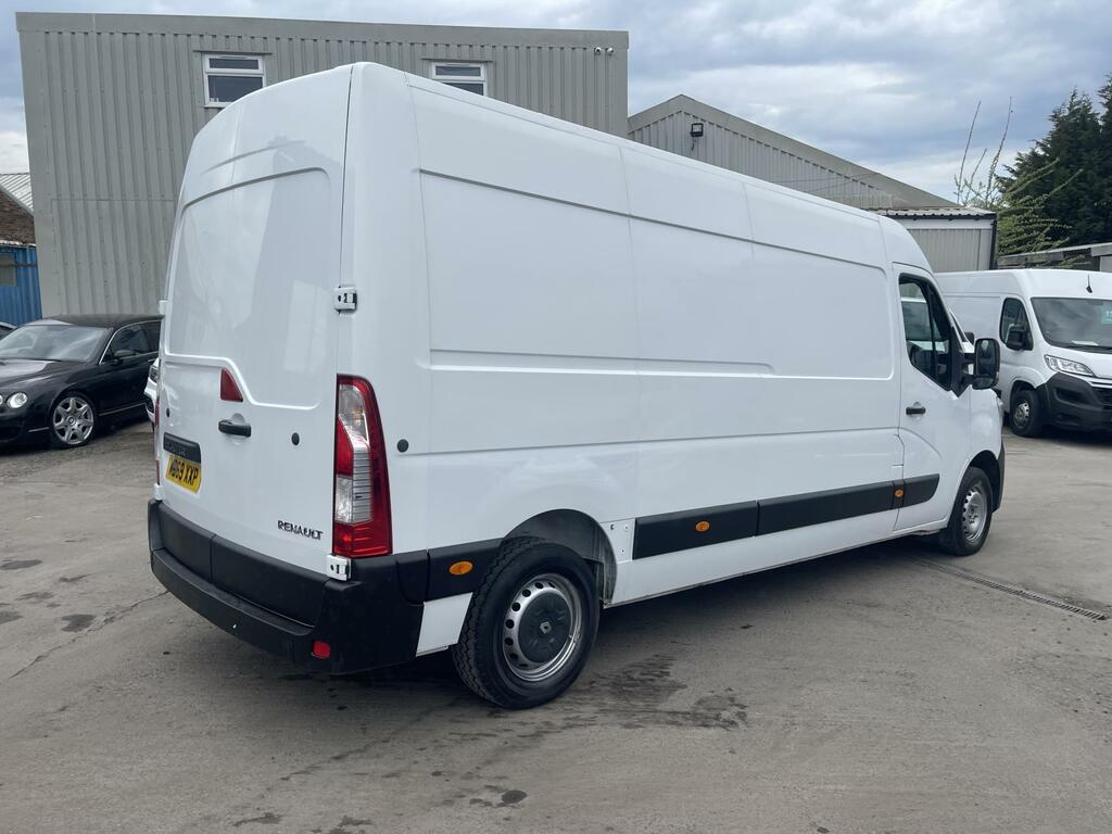 Renault Master 2.3 Dci 35 Business Panel Van Fw MB69XXP White #4