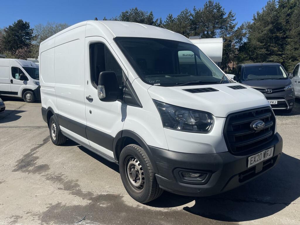 Ford Transit Custom 2.0 330 Ecoblue Leader Panel Van EX20WFJ White #2