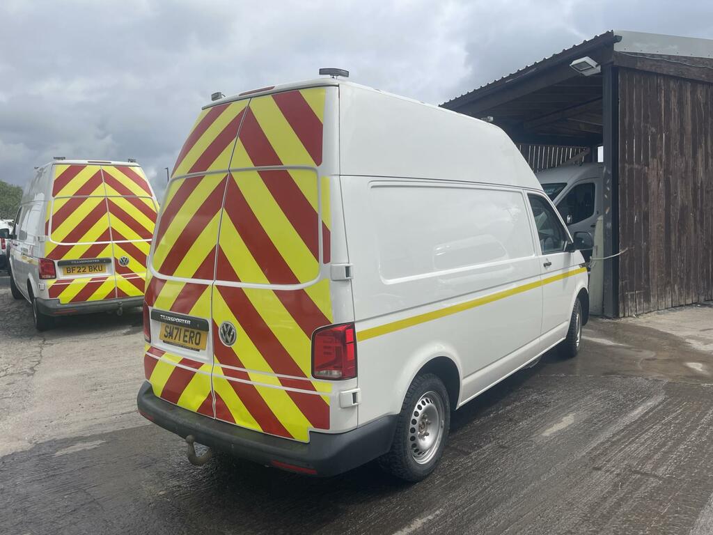 Volkswagen Transporter 2.0 Tdi T32 Startline Panel Van SM71ERO White #4
