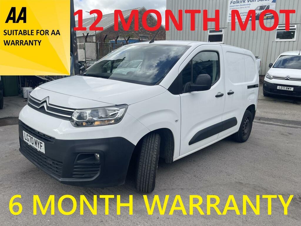 Citroen Berlingo 1.2 1000 Puretech Enterprise M Panel Van Petro White