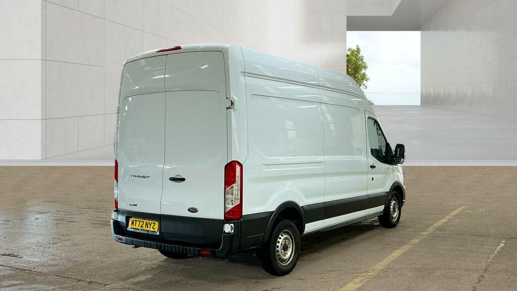 Ford Transit Custom 2.0 350 Ecoblue Mhev Leader Panel Van M MT72NYZ White #4