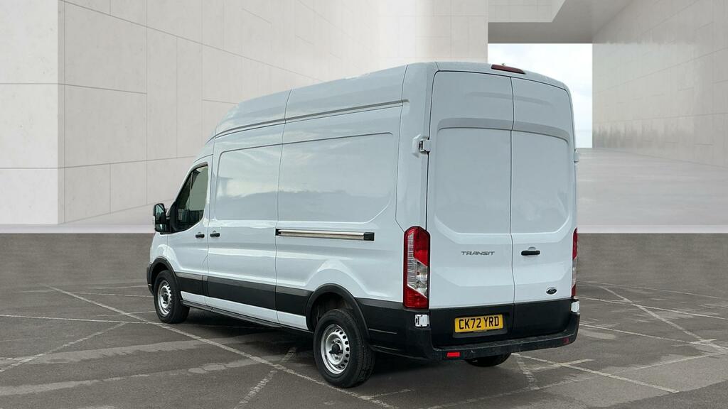 Ford Transit Custom 2.0 350 Ecoblue Leader Panel Van CK72YRD White #3