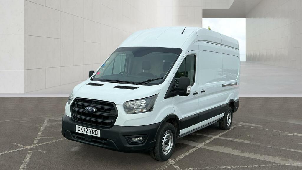 Ford Transit Custom 2.0 350 Ecoblue Leader Panel Van CK72YRD White #2